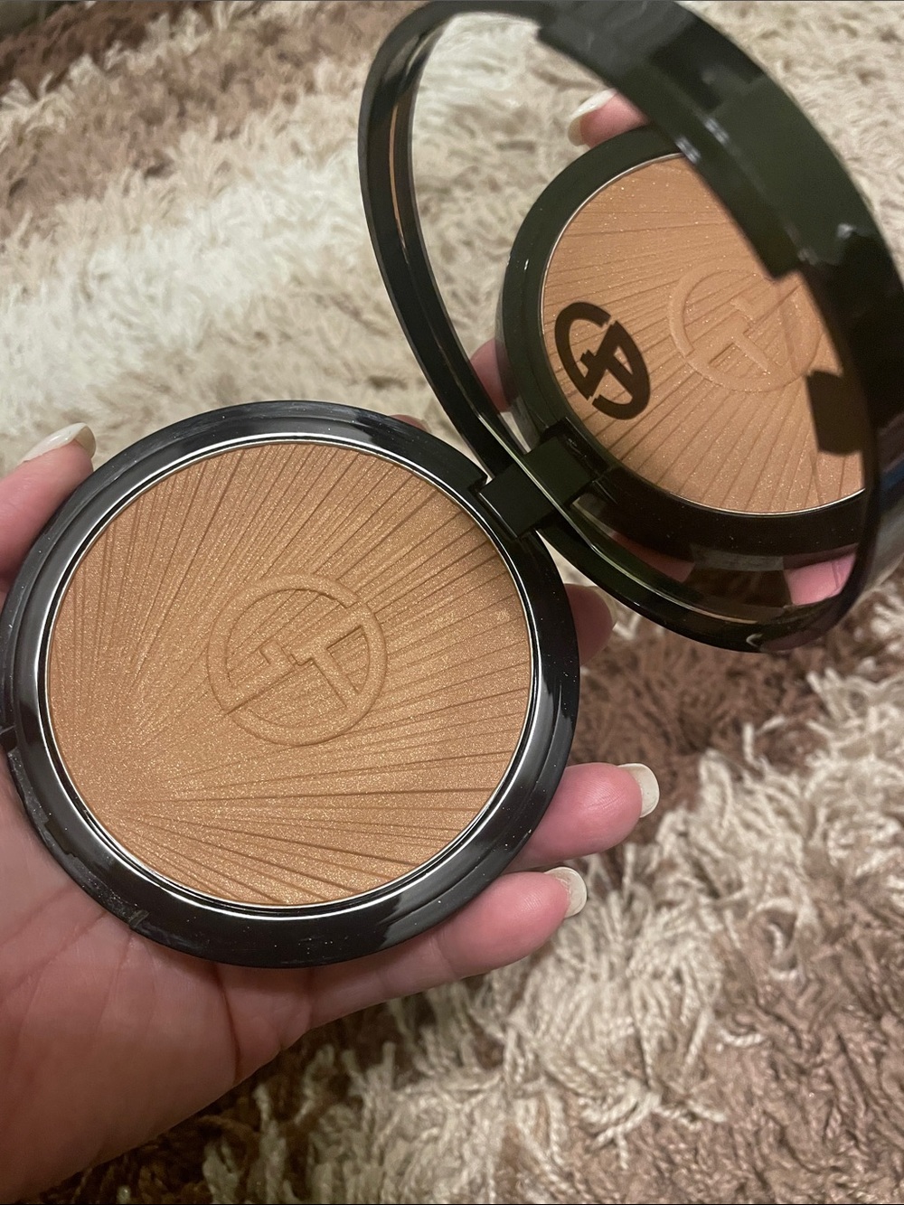 Giorgio Armani Warm Bronze Compact Powder - Golden Brown